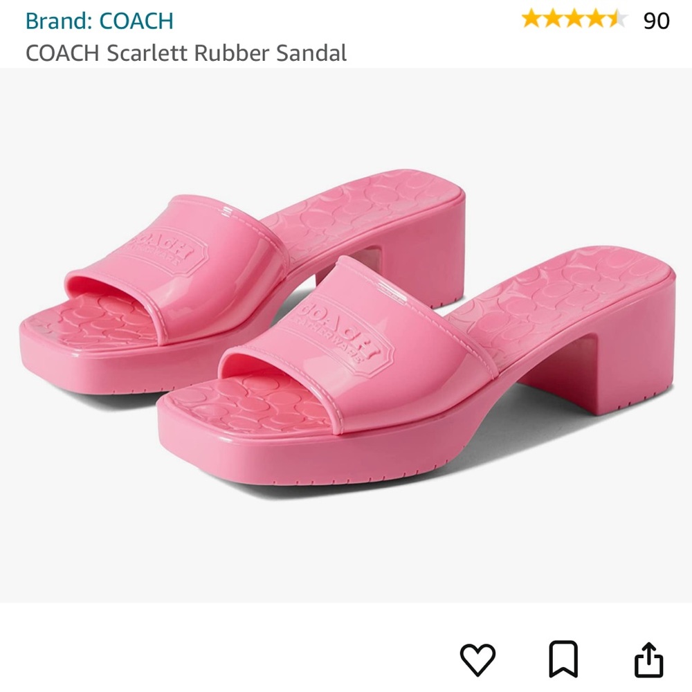 COACH Scarlett Rubber Sandal